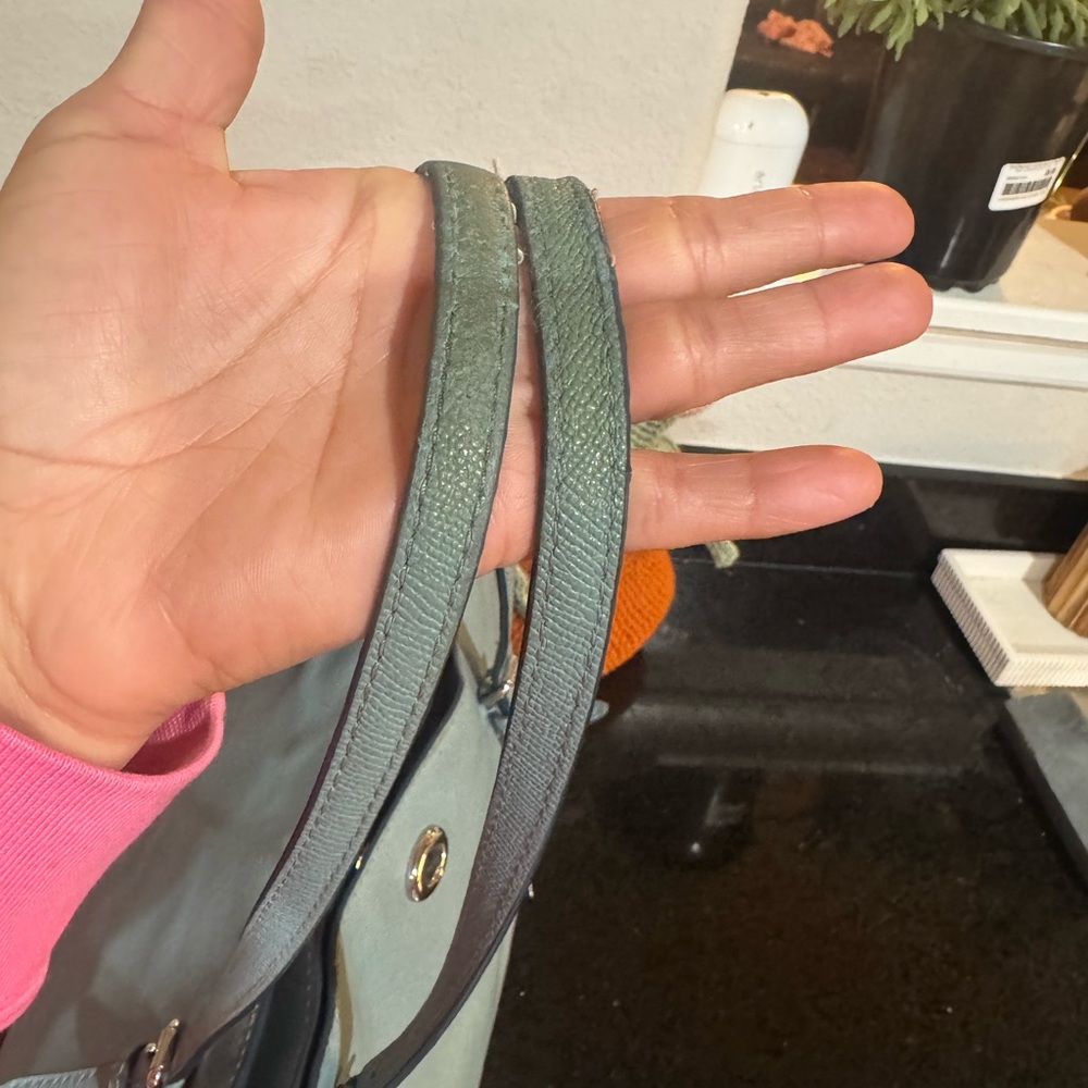 Coach Light Blue Tote Bag - Picture 6 of 14
